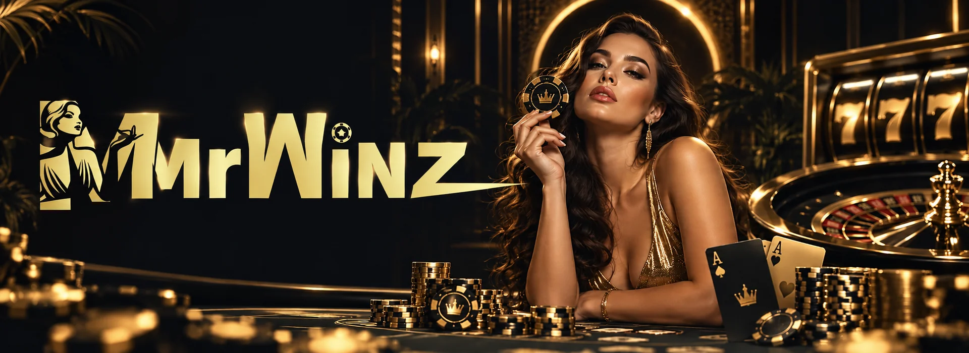 MrWinz Casino UK welcome package banner showing up to £3,000 and 300 free spins